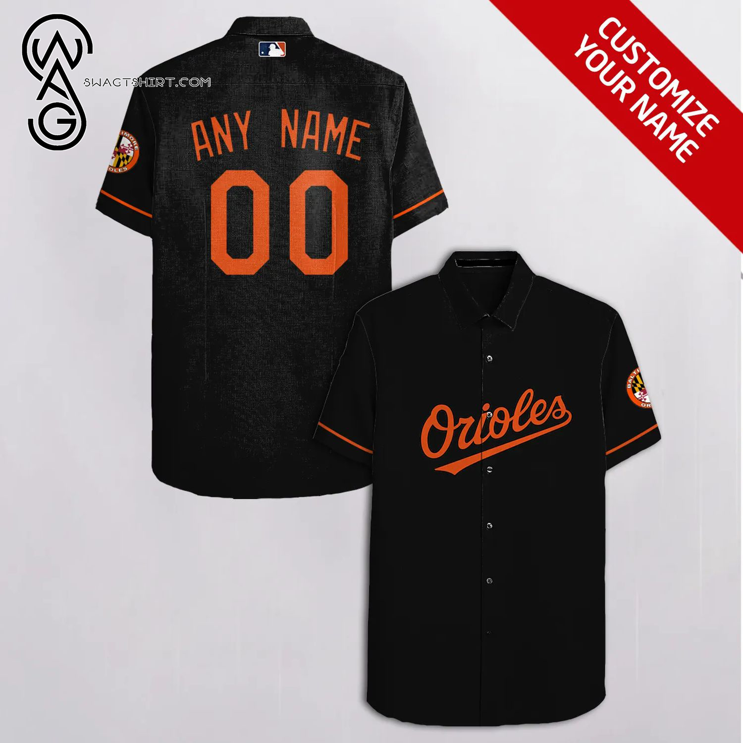 [Top Trending] Baltimore orioles Full Printing Personalized Hawaiian Shirt